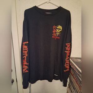 DC🔥SLAYER🔥Concert t-shirt🔥Black Long Sleeve🔥Men's XL🔥USA Campaign 1990🔥